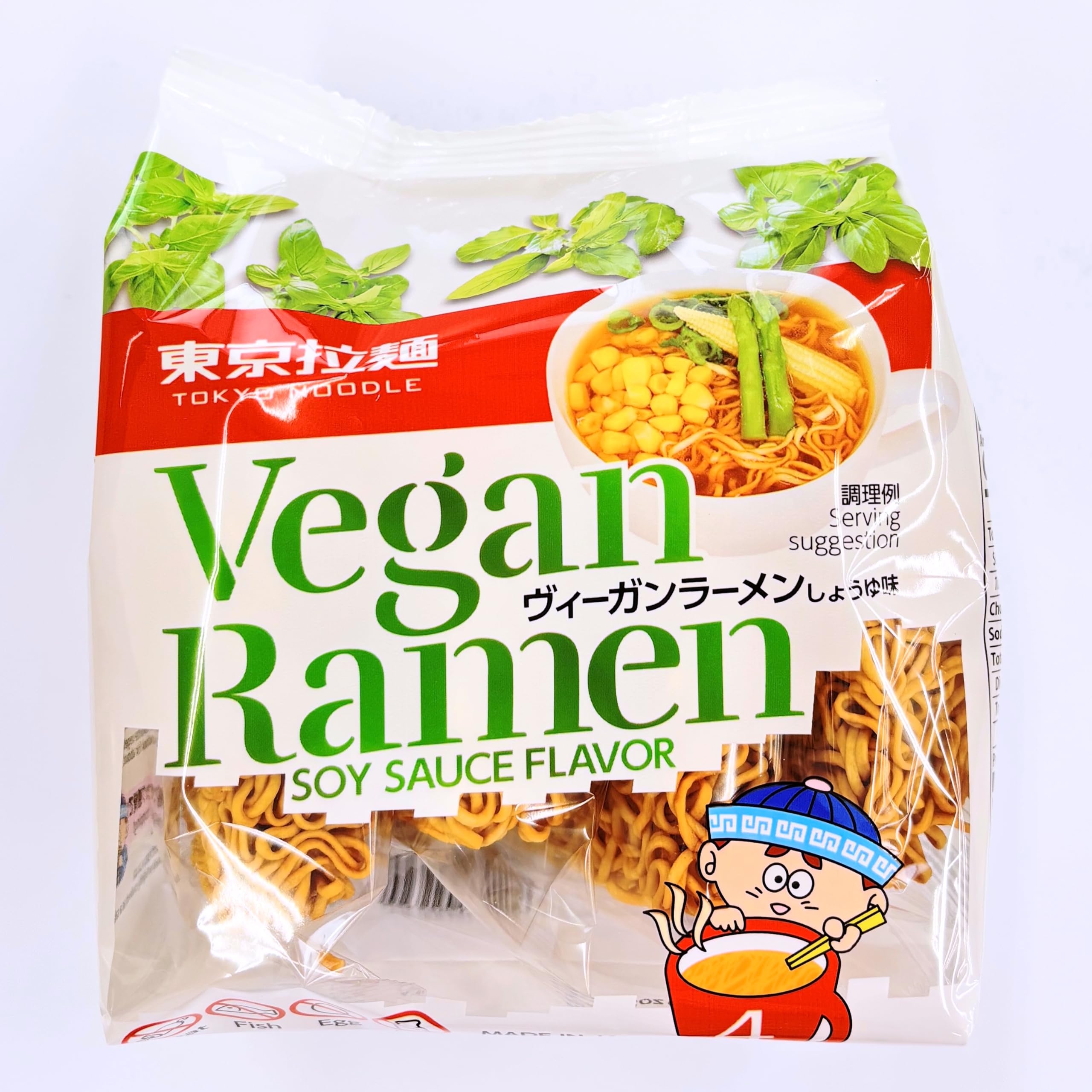 Amazon.co.jp: 【東京拉麺】ヴィーガンラーメン しょうゆ味 4食×12袋